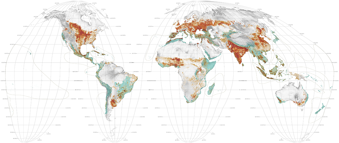 New Map of Worldwide Croplands
