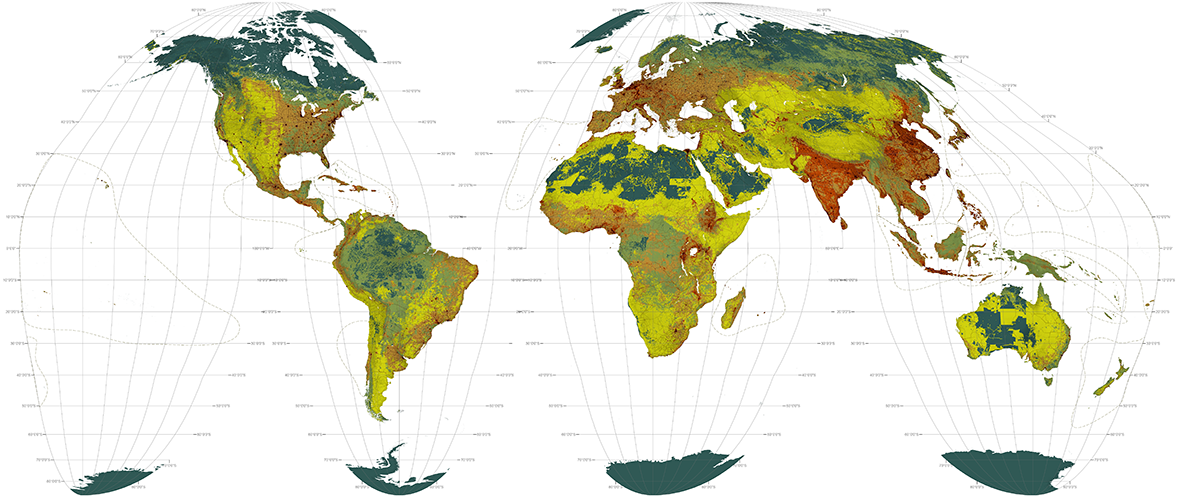 Map of ecological zones (biomes). Source: Wikipedia